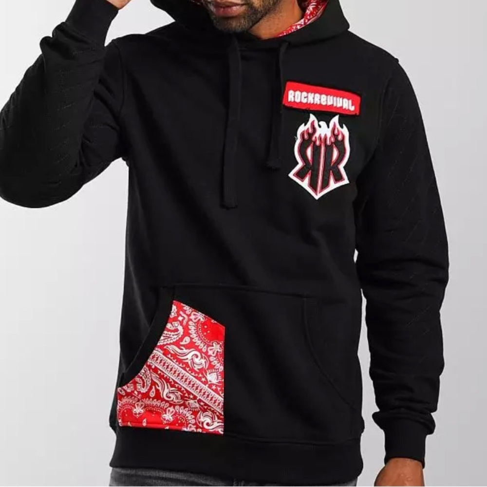 Rock Revival Jaser Hooded Sweatshirt size XXL new without tags.